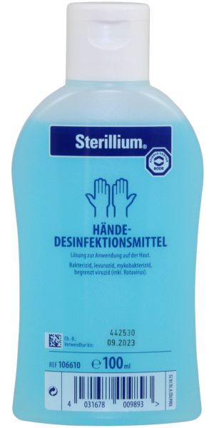 Sterillium® Händedesinfektionsmittel, 100ml Flasche, Desinfektionsmittel zum Einreiben