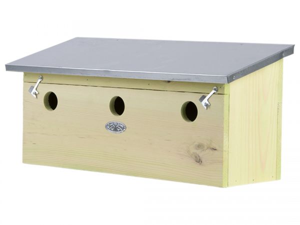 Esschert Design Nistkasten Spatzenvilla horizontal - Vogelhaus für Spatzen