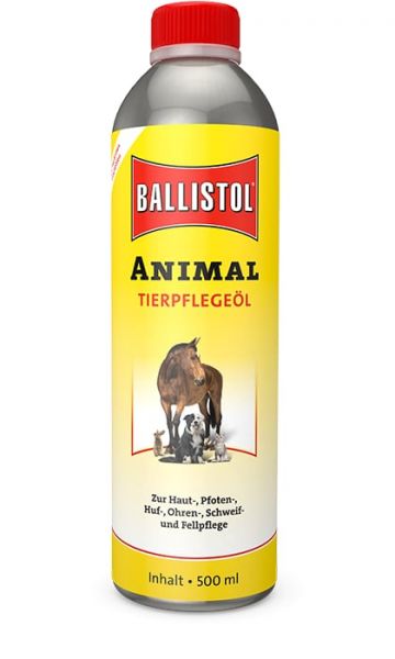 Ballistol® Animal Tierpflegeöl 500ml, für die Haut-, Fell-, Ohren- und Hufpflege