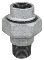Temperguss Überwurfverschraubung, konischdichtend, 1 Zoll, IG- AG, Innen- x Außengewinde, Nr. 341 Temperguss Überwurfverschraubung, konischdichtend, 1 Zoll, IG- AG, Innen- x Außengewinde, Nr. 341