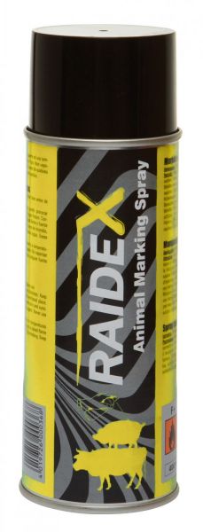 Raidex® Viehzeichenspray 400ml Gelb, Markierungsspray zur Kennzeichnung von Tieren