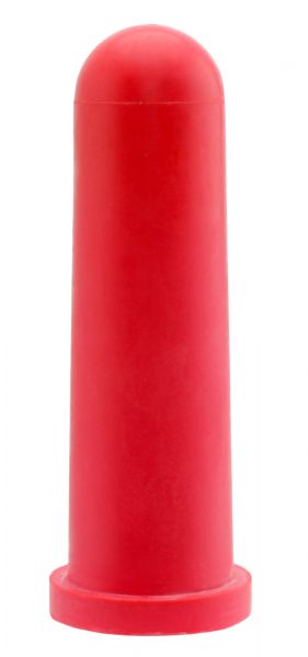 5x GEWA Kälbersauger, konisch, rot, 10cm, Rundloch, Sauger für den Einsatz an Tränkeautomaten