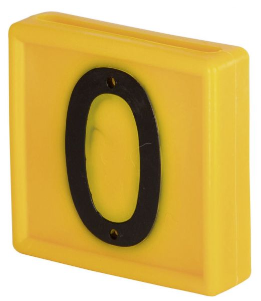 Nummernblock Standard, gelb, Block-Nummer: 0 (NULL)