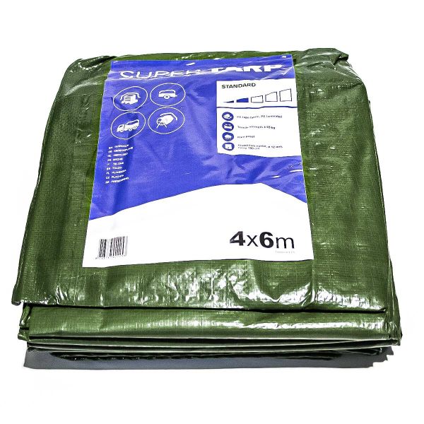 Lankotex SUPER-TARP Standard 4x6 mtr. / grün 150 g