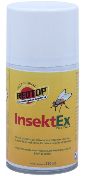 RedTop® InsektEx Nachfülldose 250ml, für Sprühautomat, mit Pyrethrum zur Fliegenbekampfung