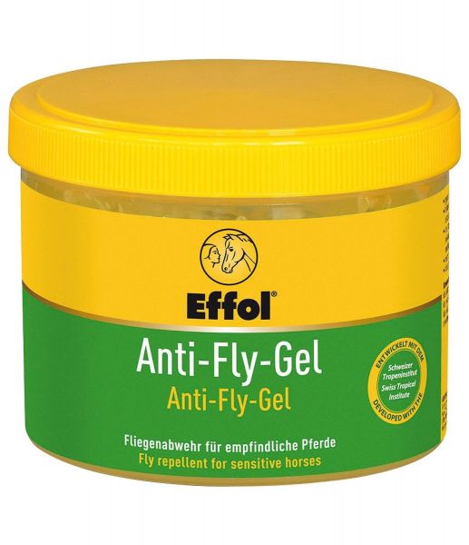 Effol® Anti-Fly-Gel 500ml, langanhaltende Fliegenabwehr, für stark schwitzende, sensible Pferde