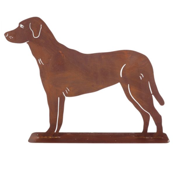 Esschert Design Gartenfigur Hund stehend 45 x 57,5 cm