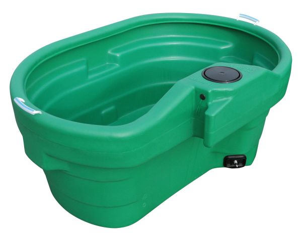 La Buvette Tränketrog PREBAC Oval - 400 Liter, 147x105x40 cm, mit Schwimmer