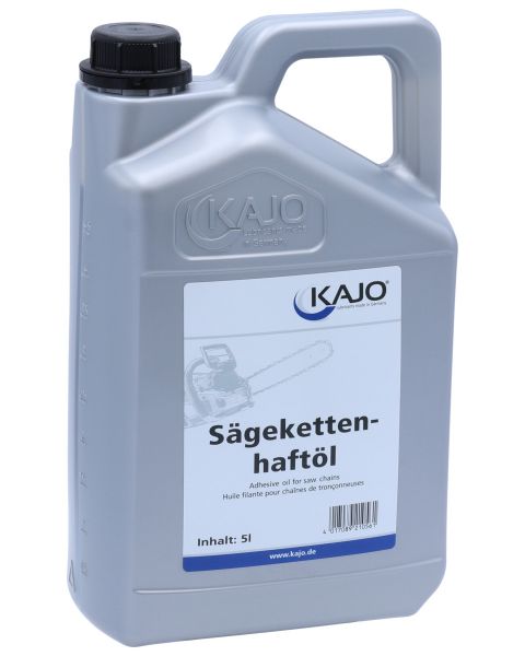 Kajo Sägeketten Haftöl 5 Liter Kanister - Sägekettenöl für Motorsägen aller Art