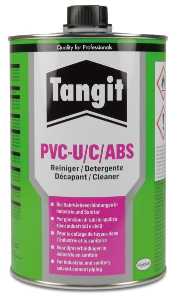 Tangit Reiniger PVC-U/C/ABS, 125ml Dose, Spezialreinger für Klebeverbindungen aus PVC und ABS