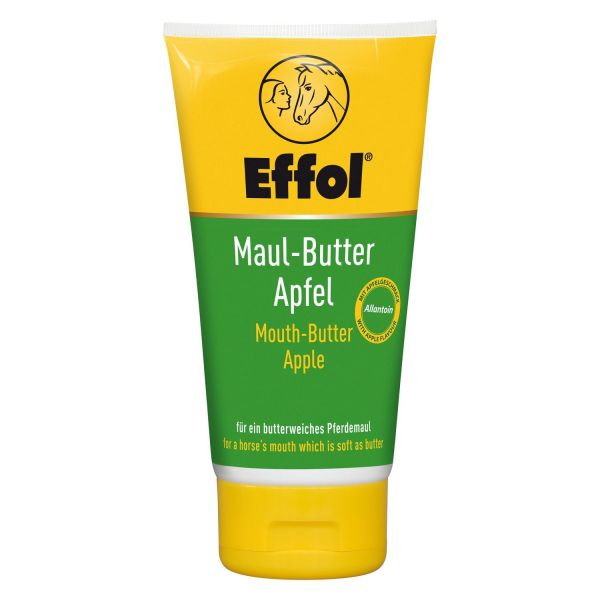 Effol® Maul-Butter Apfel 150ml, für ein butterweiches Pferdemaul, Lippenbalsam mit Apfelgeschmack