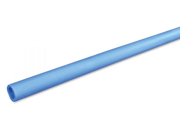Fittingrohr PP, 3/4 Zoll, 5m, 4,6mm, blau, glatt, Arbeitsdruck 10bar, max. 80°C