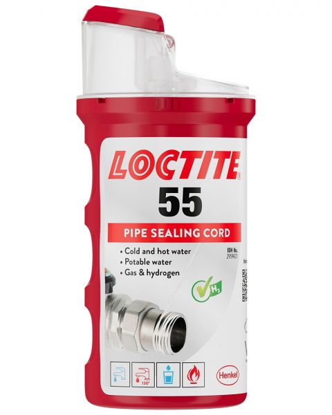 Loctite 55 Gewindedichtfaden 160m - zum Abdichten von Gewindeverbindungen