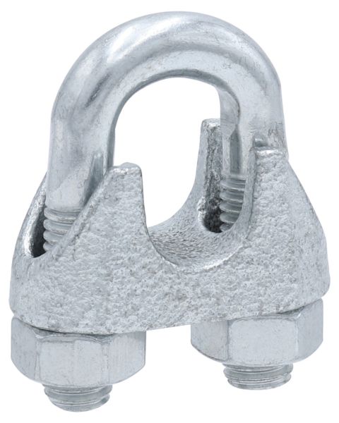 Drahtseilklemme verzinkt 13mm - 1/2 Zoll - M10 - Seilklemme DIN 741