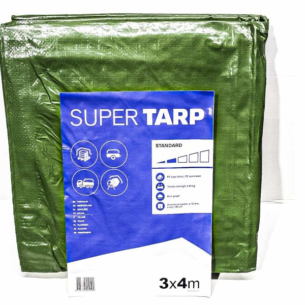 Lankotex SUPER-TARP Standard 3x4m grün 150 g