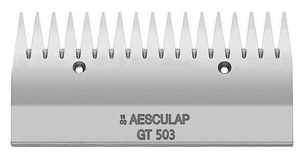 Aesculap Schermesser Econom GT503, 17 Zähne, Obermesser, Schneidplatte