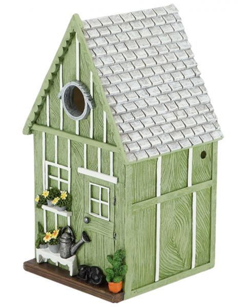 Esschert Design Nistkasten Gartenhaus - Meisenkasten - Vogelhaus für Meisen