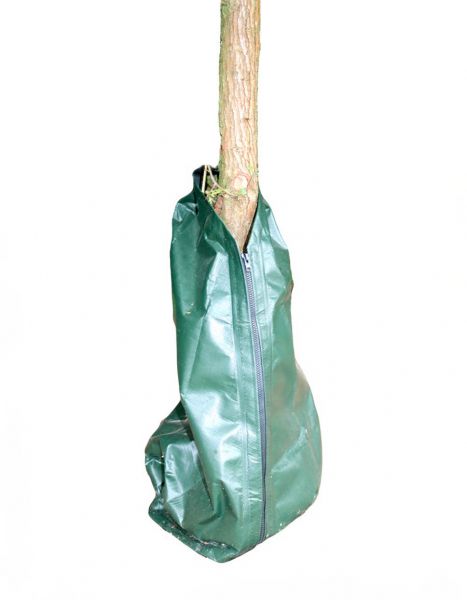 Baum-Bewässerungsbeutel &quot;Grüner Jan&quot; Material PE, Füllmenge 75 ltr.