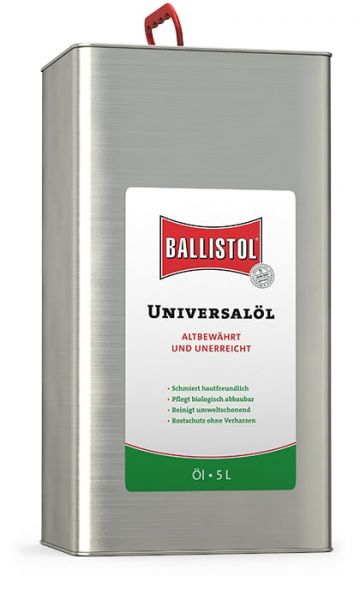 Ballistol® Universalöl 5 Liter Kanister, bewährtes Spezialmittel, Multifunktionsöl, Pflegeöl