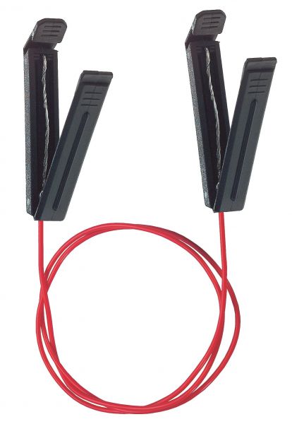 Clip Band-Anschlusskabel 100cm, 2x Kunststoffklemme, optimale Verbindung von Weidezaunbändern