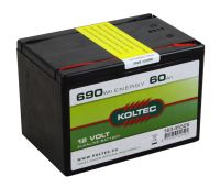 Koltec Alkaline 12V - 60Ah Weidezaunbatterie - Batterie für Weidezäune Koltec Alkaline 12V - 60Ah Weidezaunbatterie - Batterie für Weidezäune