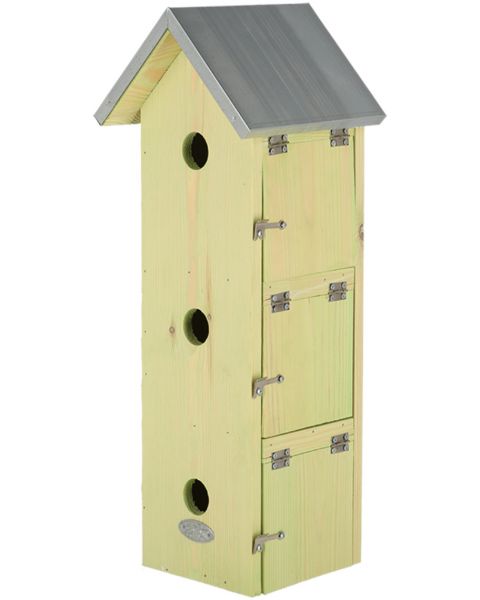 Esschert Design Nistkasten Spatzenvilla vertikal - Vogelhaus für Spatzen