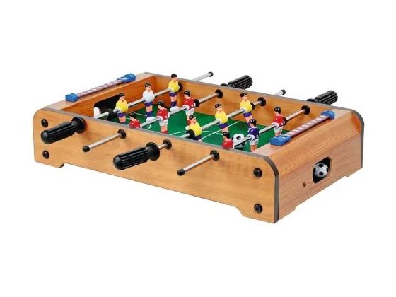 Mini-Tischkicker 50x30cm, Kickertisch, Tischfußball, Kicker, mit Torzähler, Ballfang und 2 Bällen