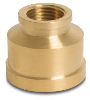 Messing Reduziermuffe 1 1/4 x 1 Zoll - Innengewinde - Arbeitsdruck 30bar Messing Reduziermuffe 1 1/4 x 1 Zoll - Innengewinde - Arbeitsdruck 30bar