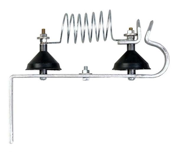 Blitzschutzdrossel doppelt, mit Funkenstrecke, schützt Weidezaungeräte bei Blitzeinschlägen
