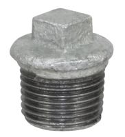 Temperguss Verschlussstopfen, 1 Zoll AG, mit Außengewinde, Nr. 290 Temperguss Verschlussstopfen, 1 Zoll AG, mit Außengewinde, Nr. 290