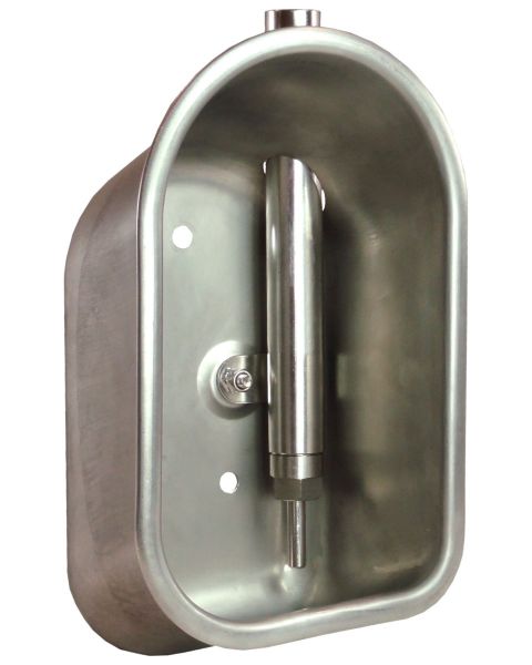 Suevia Edelstahl-Tränke Mod. 72 mit 1/2 Zoll Edelstahl-Ventil - 100.0728