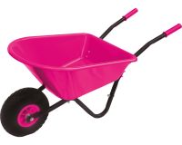 Pro-Bau-Tec Kinder Schubkarre 20 ltr. Kunststoffmulde, Farbe Pink, kartonverpackt Pro-Bau-Tec Kinder Schubkarre 20 ltr. Kunststoffmulde, Farbe Pink, kartonverpackt