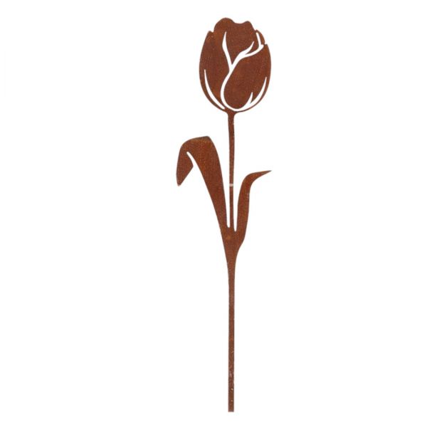 Esschert Design Gartenstecker Tulpe 37 x 9 cm