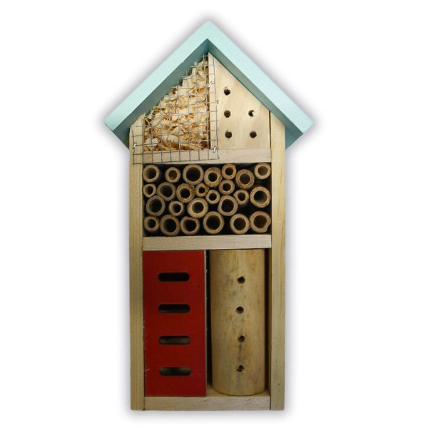 Esschert Design Insektenhotel klein 14x8x25cm, Bienenhaus, Insekten, Nistkasten
