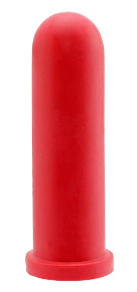 5x GEWA Kälbersauger, zylindrisch, rot, 10cm, Rundloch, Sauger für den Einsatz an Tränkeautomaten