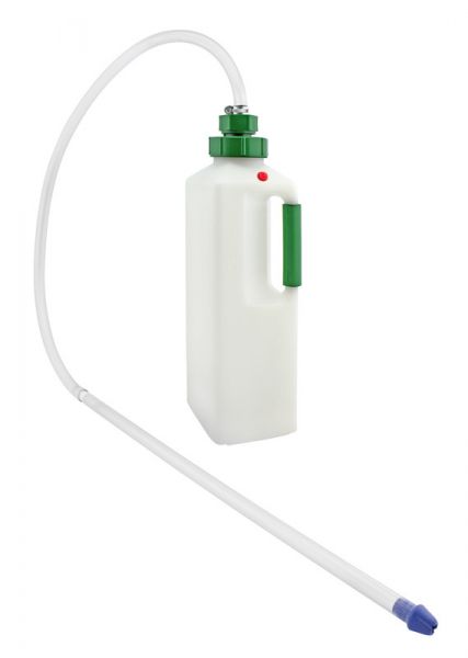 GEWA Calf-Drencher 3 Liter, Drencher für Kälber, Kälberflasche mit Schlauch und Schlundrohr
