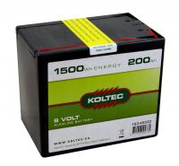 Koltec Alkaline 9V - 200Ah Weidezaunbatterie - Batterie für Weidezäune Koltec Alkaline 9V - 200Ah Weidezaunbatterie - Batterie für Weidezäune