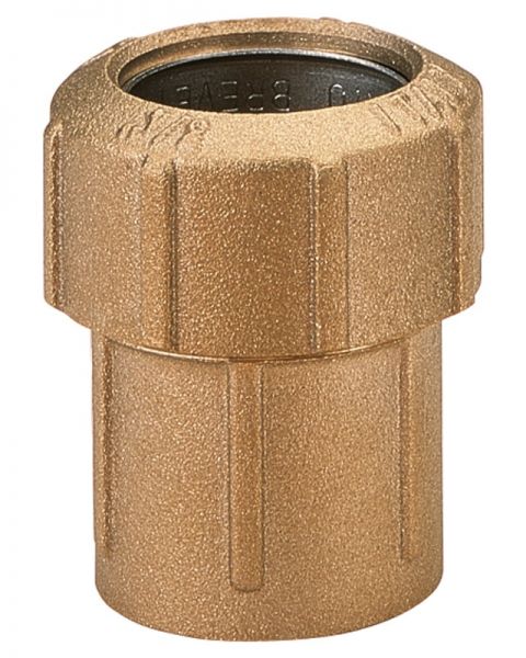 Messing Verschraubung 1 1/4 Zoll IG - 40x3,6mm - Übergangsstück mit Innengewinde