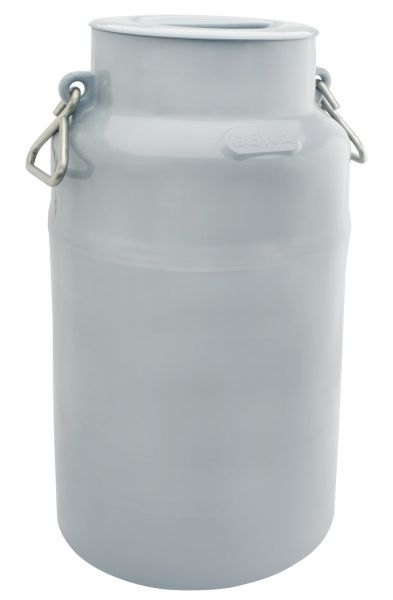 GEWA Milchkanne, 40 Liter, Ø34x60cm, aus Spezialkunststoff, mit Edelstahlhenkeln und Deckel