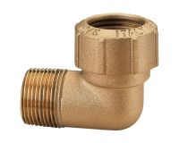 Messing Winkelverschraubung 1 Zoll AG - 32x2,9mm - 1x Kupplung - 1x Außengewinde Messing Winkelverschraubung 1 Zoll AG - 32x2,9mm - 1x Kupplung - 1x Außengewinde