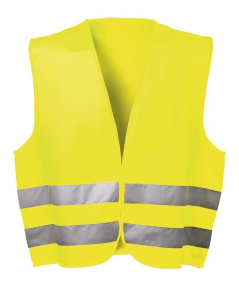 wicaTEX® Warnschutzweste gelb, Warnweste aus Polyester