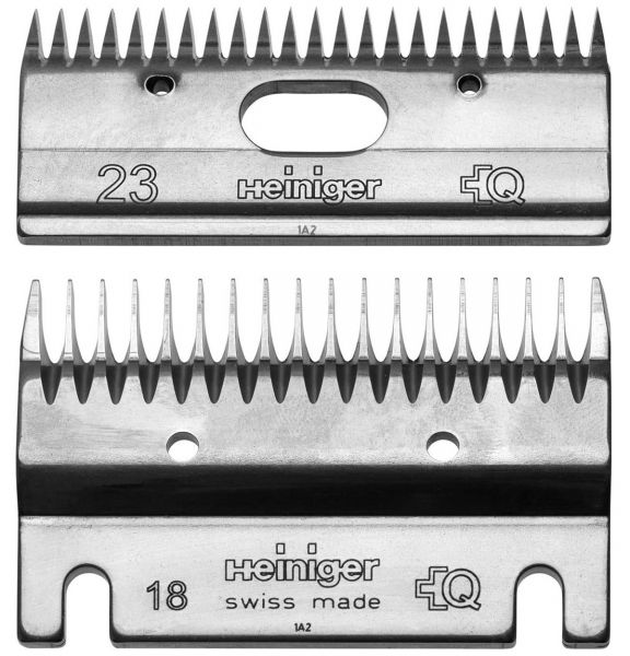 Heiniger Schermessersatz 18/23 Zähne, für Rinder mit stark verschmutzem Fell