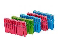 50x Wäscheklammer Kunststoff 7cm, farblich sortiert, Klammern für die Wäscheleine 50x Wäscheklammer Kunststoff 7cm, farblich sortiert, Klammern für die Wäscheleine