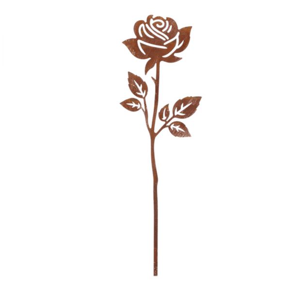 Esschert Design Gartenstecker Rose 37 x 11 cm